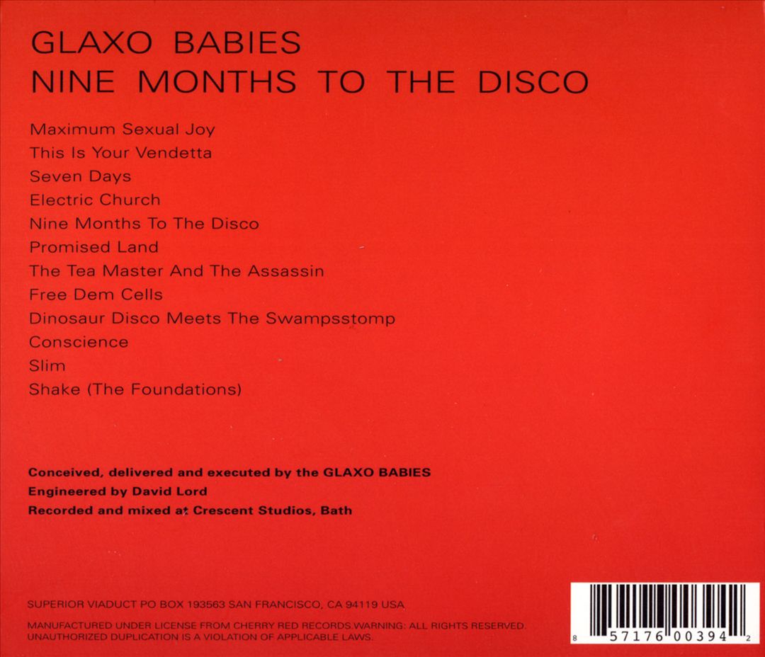 Nine Months to the Disco cover art