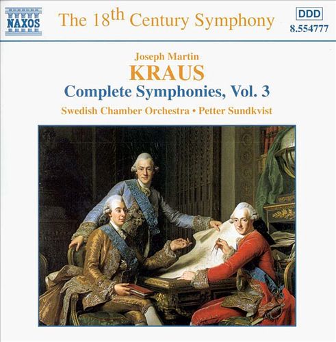 J. Kraus: The Complete Symphonies, Vol. 3 cover art
