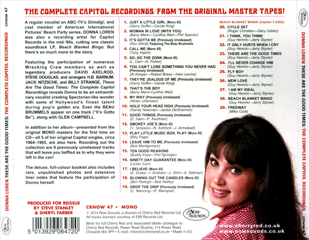 These Are the Good Times: The Complete Capitol Recordings cover art