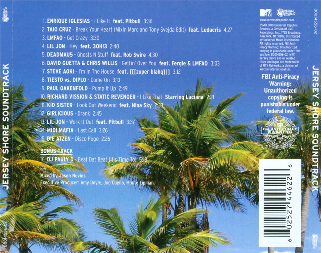 Jersey Shore Soundtrack cover art