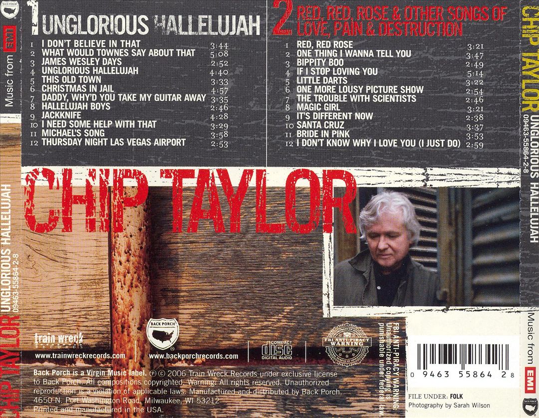 Unglorious Hallelujah cover art