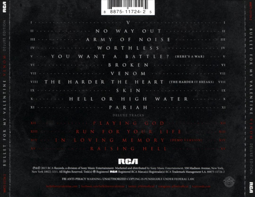 Venom [Deluxe Edition] cover art