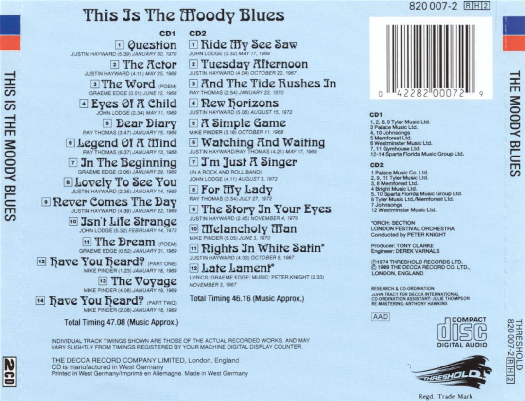 This Is the Moody Blues cover art