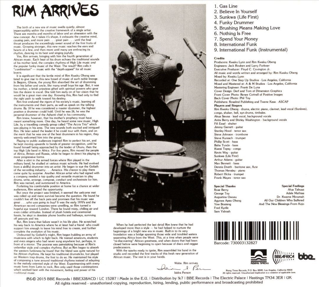 Rim Arrives/International Funk cover art