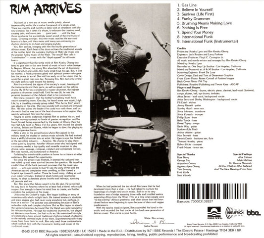 Rim Arrives/International Funk cover art