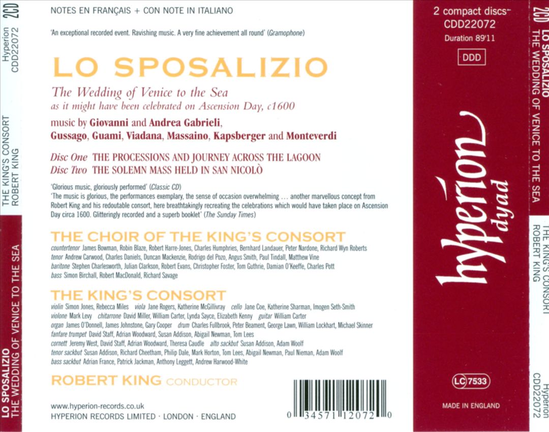 Lo Sposalizio: The Wedding of Venice to the Sea cover art