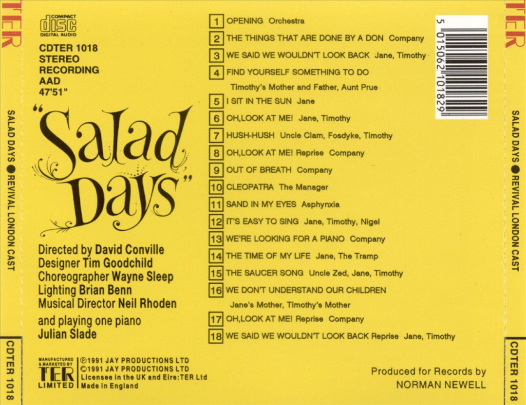 Salad Days [London Revival Cast 1982] [That's Entertainment] cover art