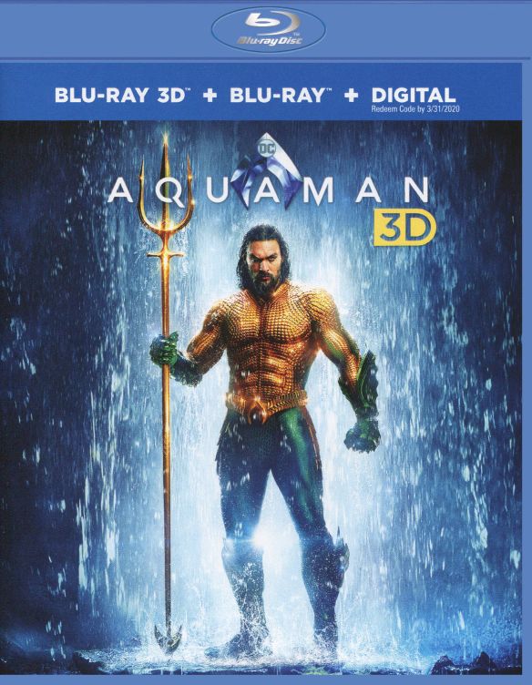Aquaman [3D] [Blu-ray] [2 Discs] cover art