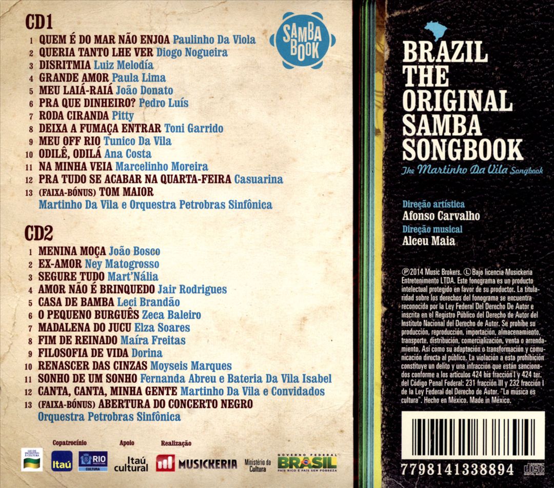 Brazil: The Original Samba Songbook: The Martinho Da Vila Songbook, Vol. 2 cover art