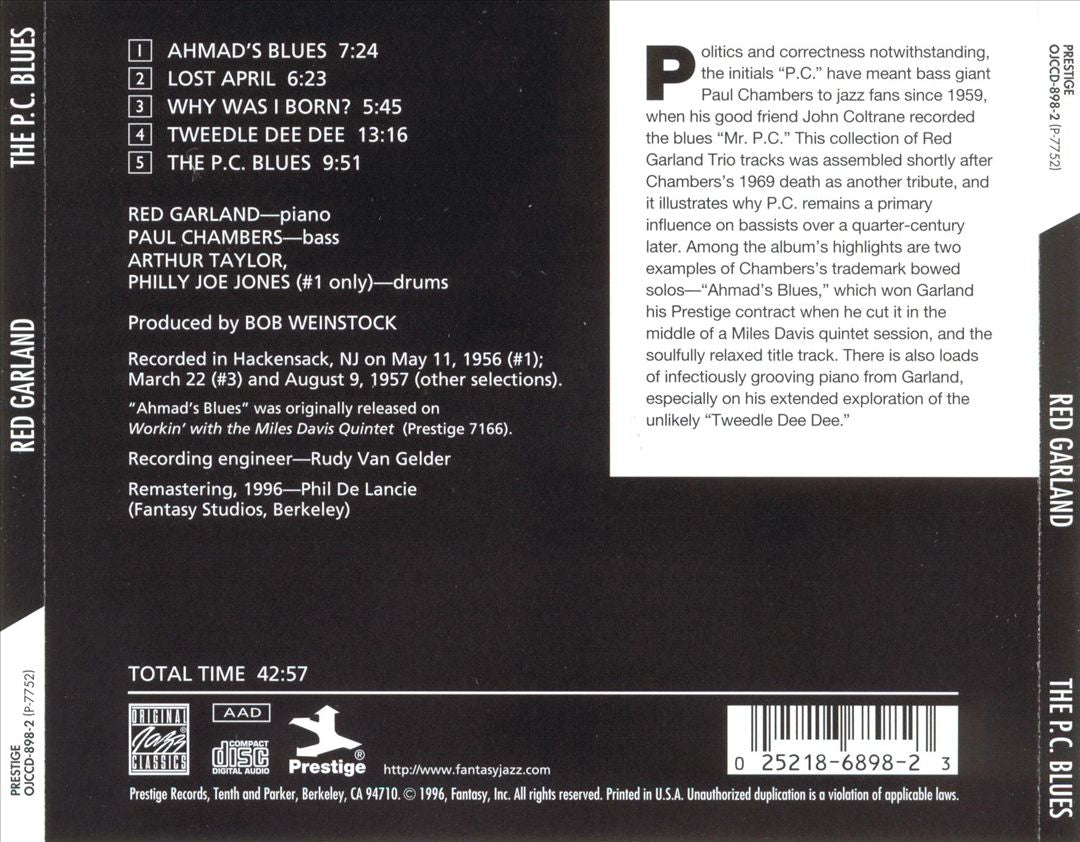 P.C. Blues cover art