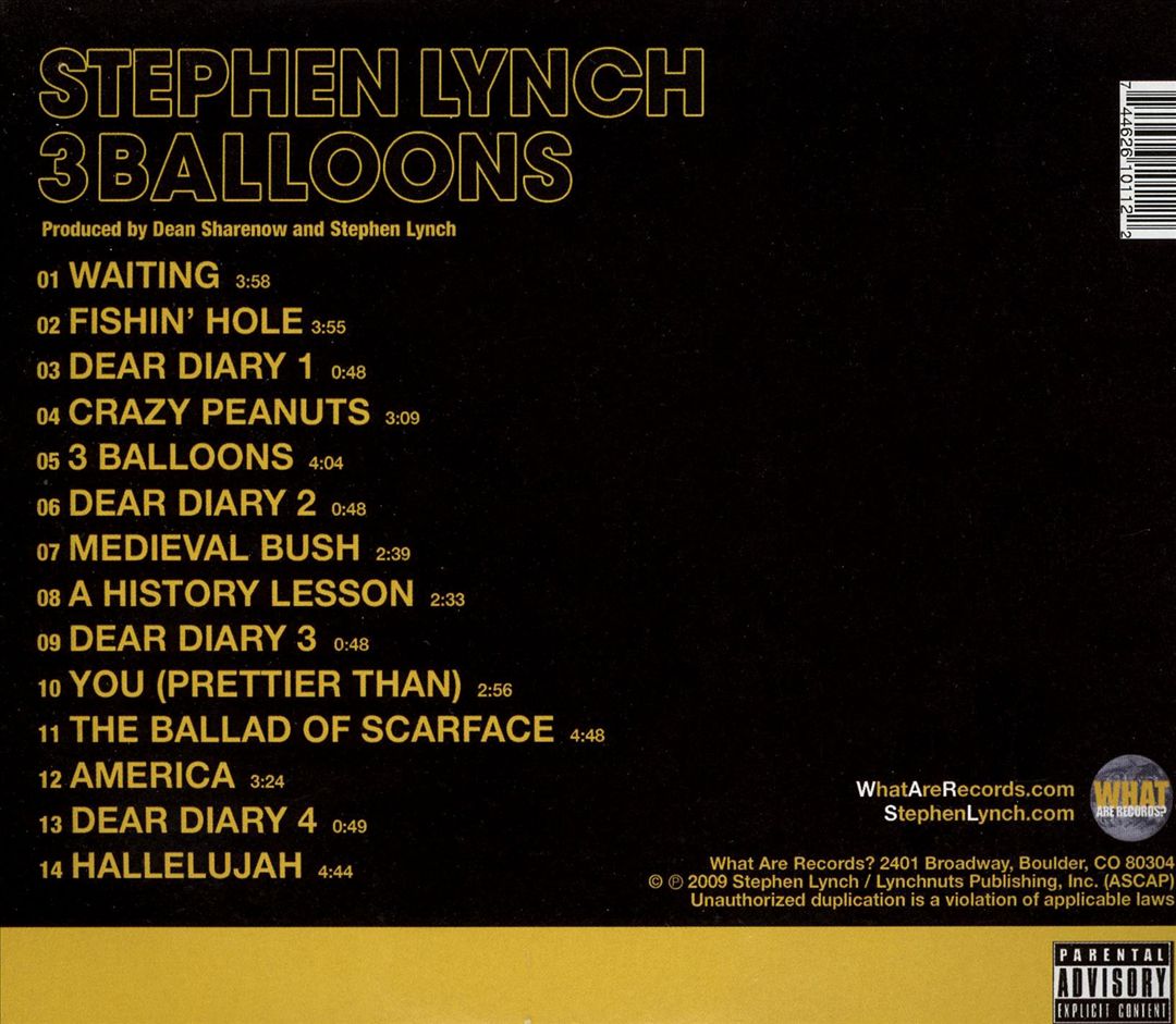3 Balloons cover art