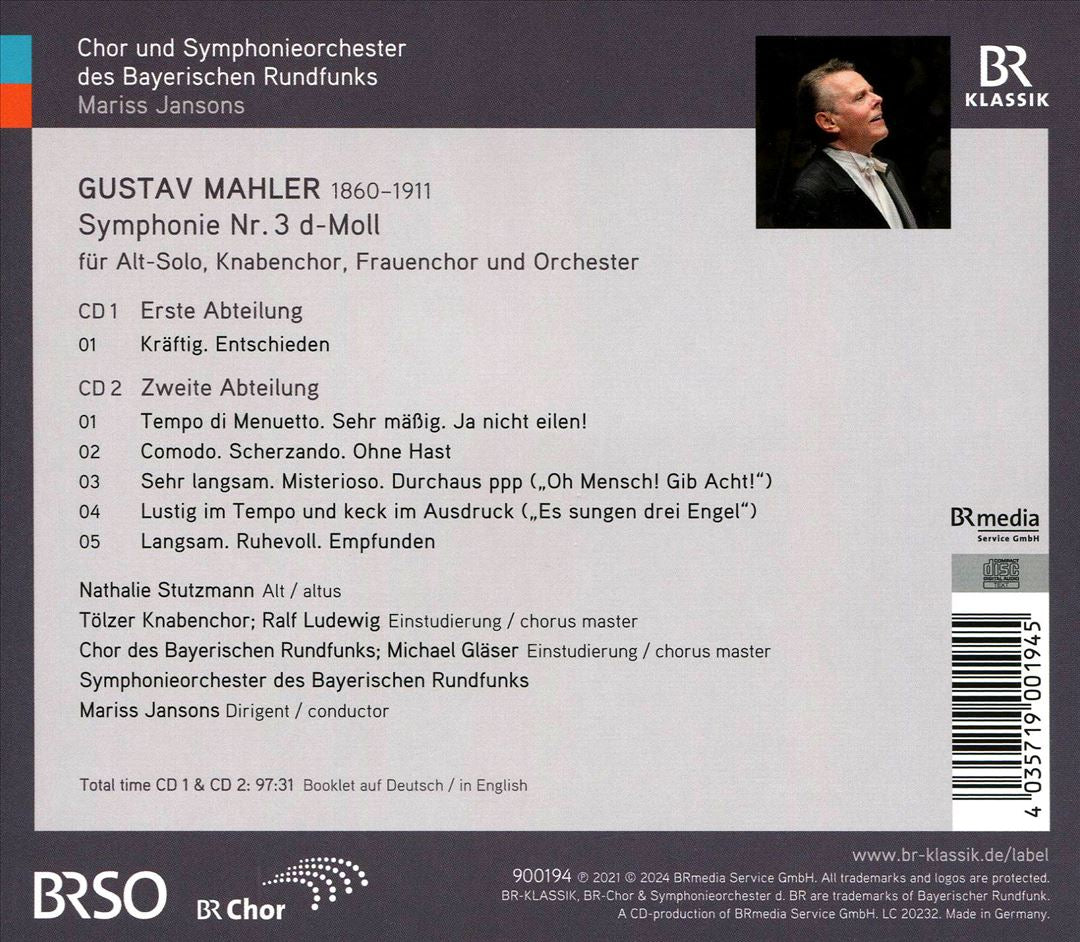 Mahler: Symphonie Nr. 3 cover art