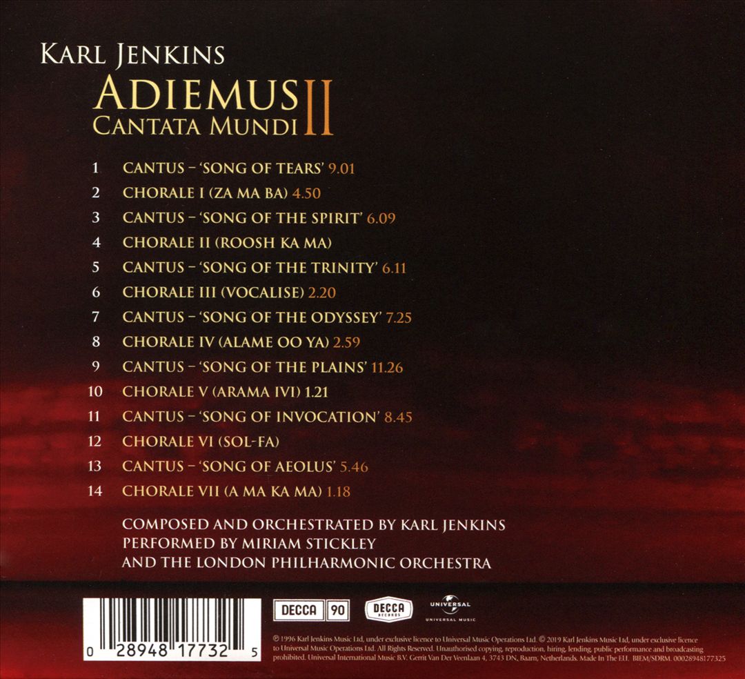 Adiemus II: Cantata Mundi cover art