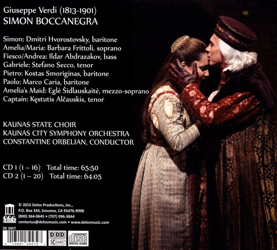 Verdi: Simon Boccanegra cover art