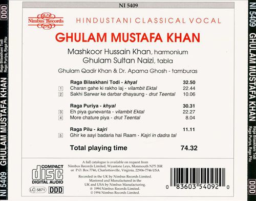 Raga Bilaskhani Todi cover art