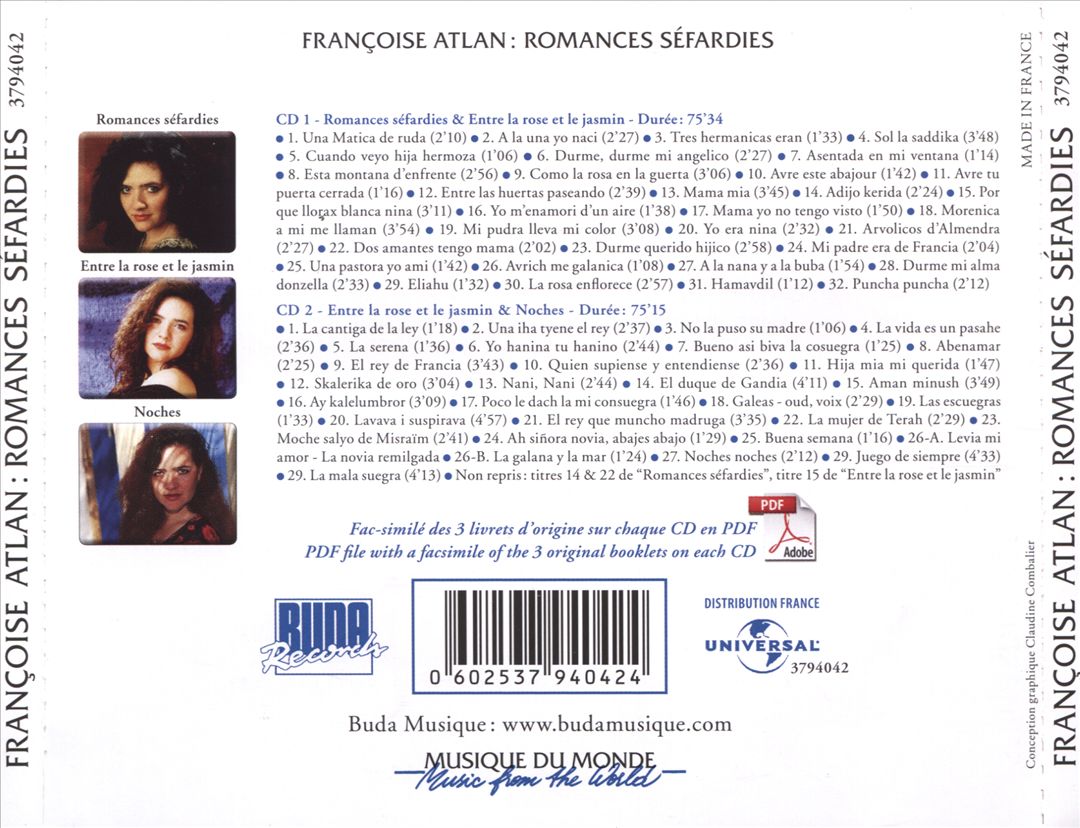 Sephardic Songs: Romances Sefardies - Noches cover art