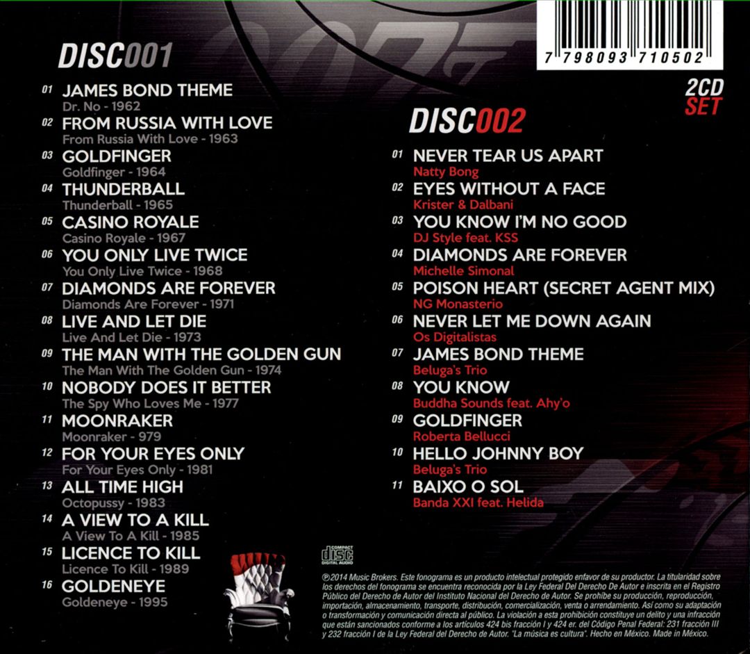 Shaken Not Stirred: The Ultimate 007 Styled Songbook cover art