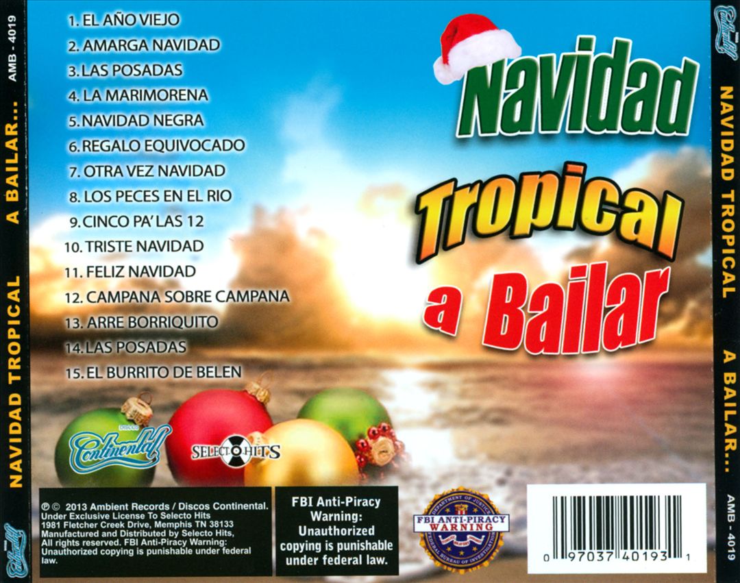 Navidad Tropical: A Bailar... cover art