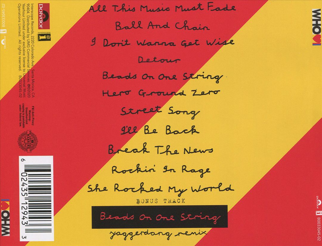 WHO [Deluxe Edition] cover art