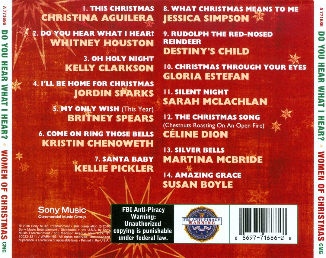 Do You Hear What I Hear? Women of Christmas cover art