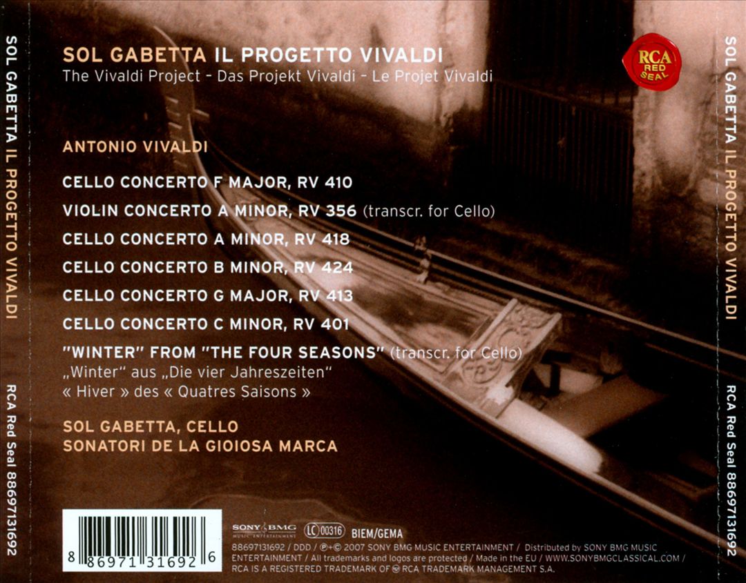 Progetto Vivaldi cover art