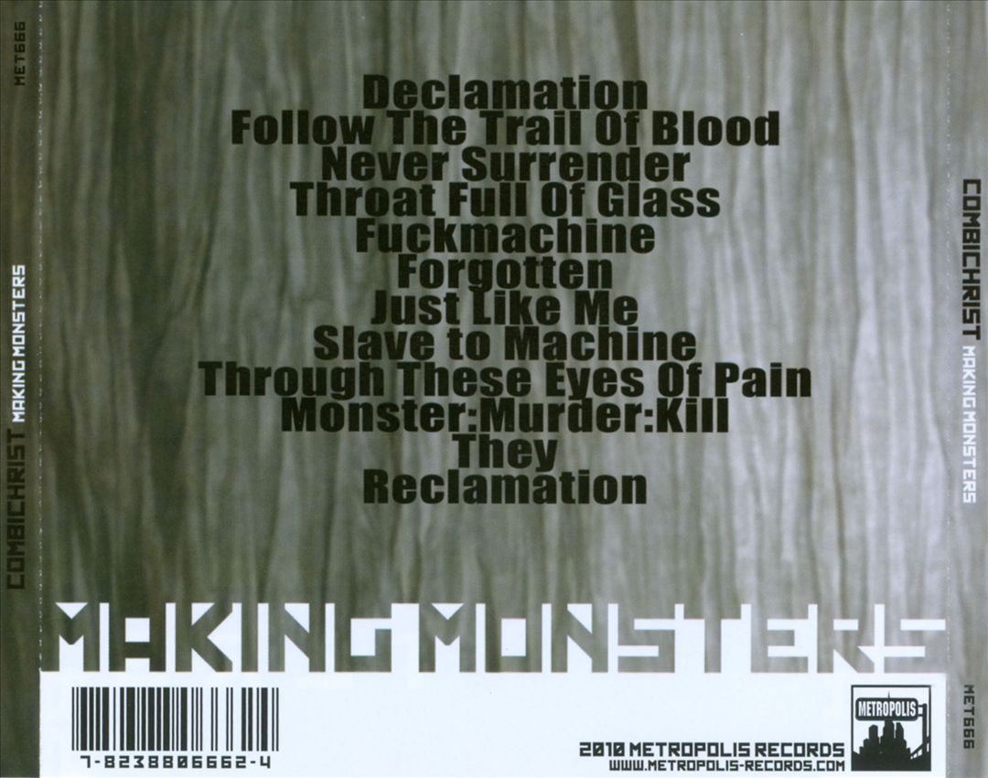 Making Monsters cover art