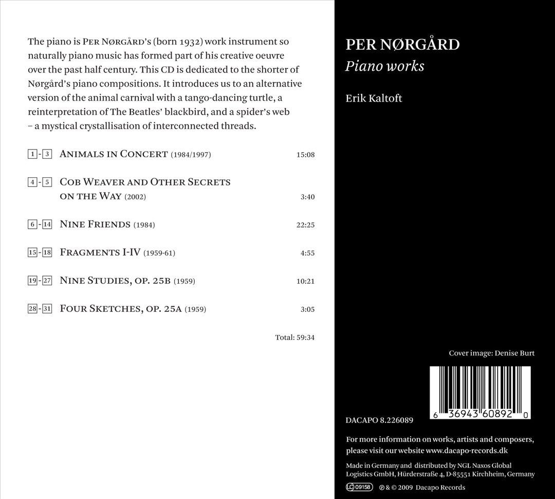 Per Nørgård: Piano Works cover art