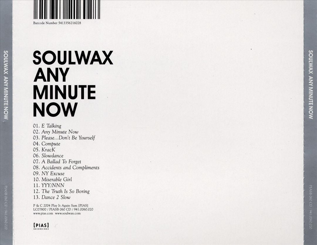Any Minute Now cover art