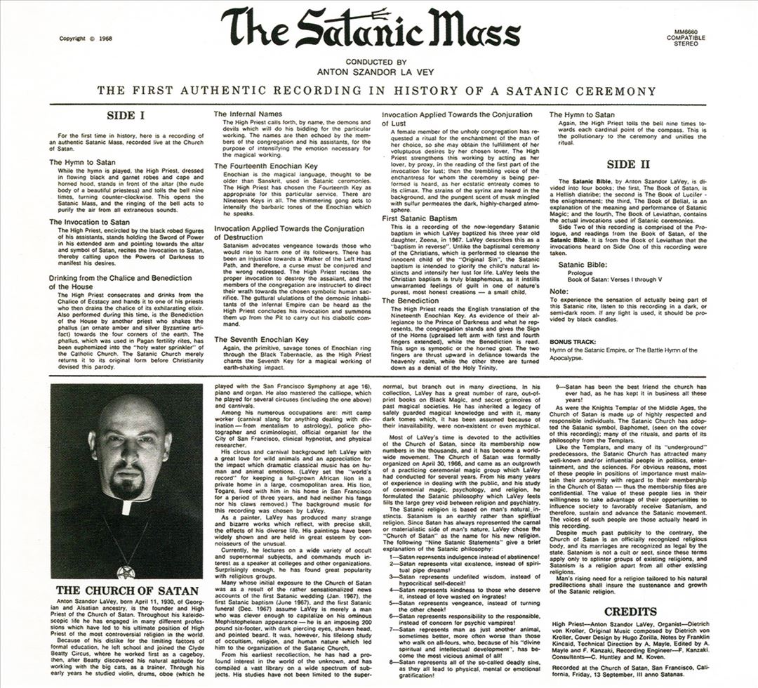 Satanic Mass cover art