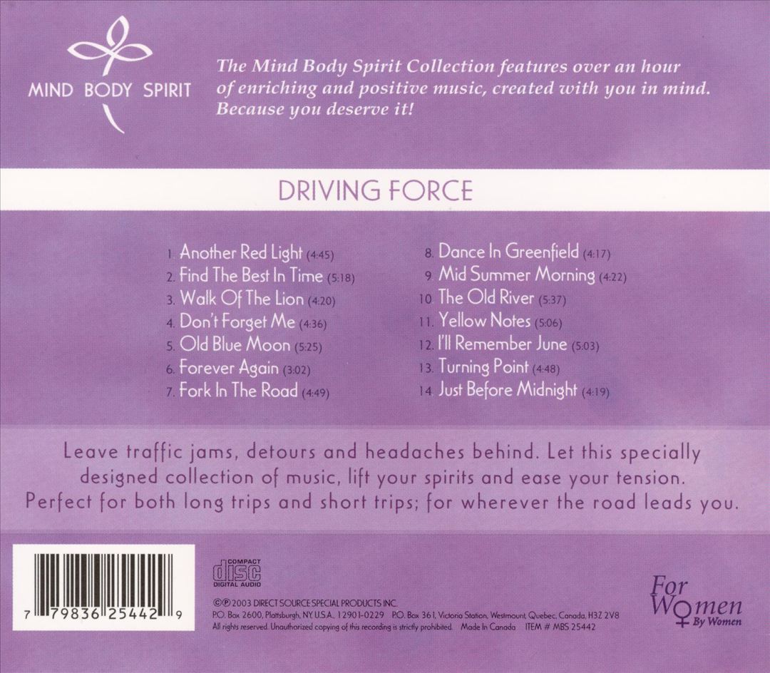 Mind Body Spirit: Driving Force cover art