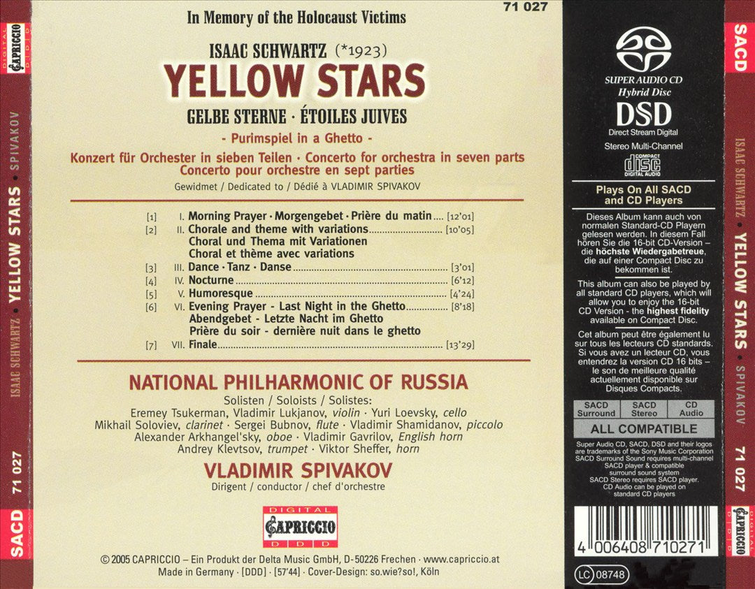 Isaac Schwartz: Yellow Stars cover art