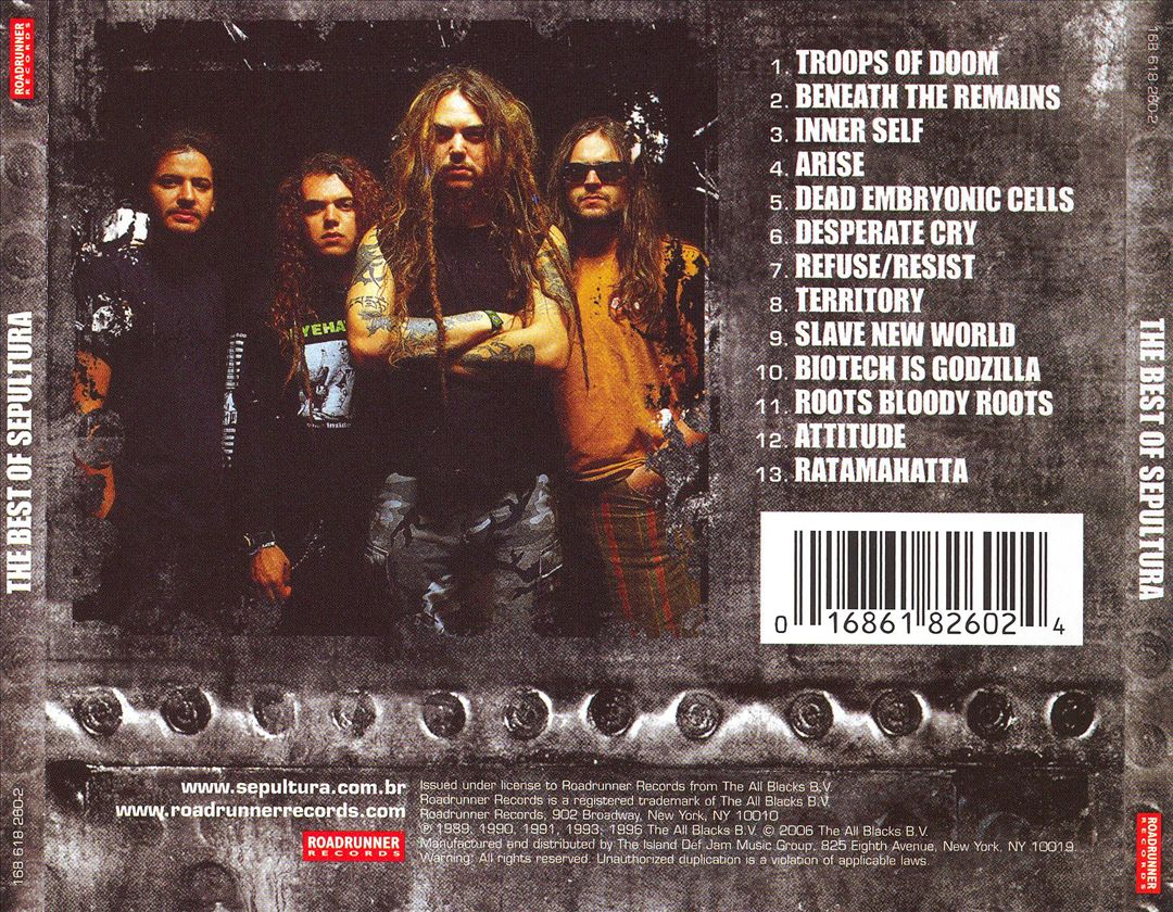 Best of Sepultura cover art