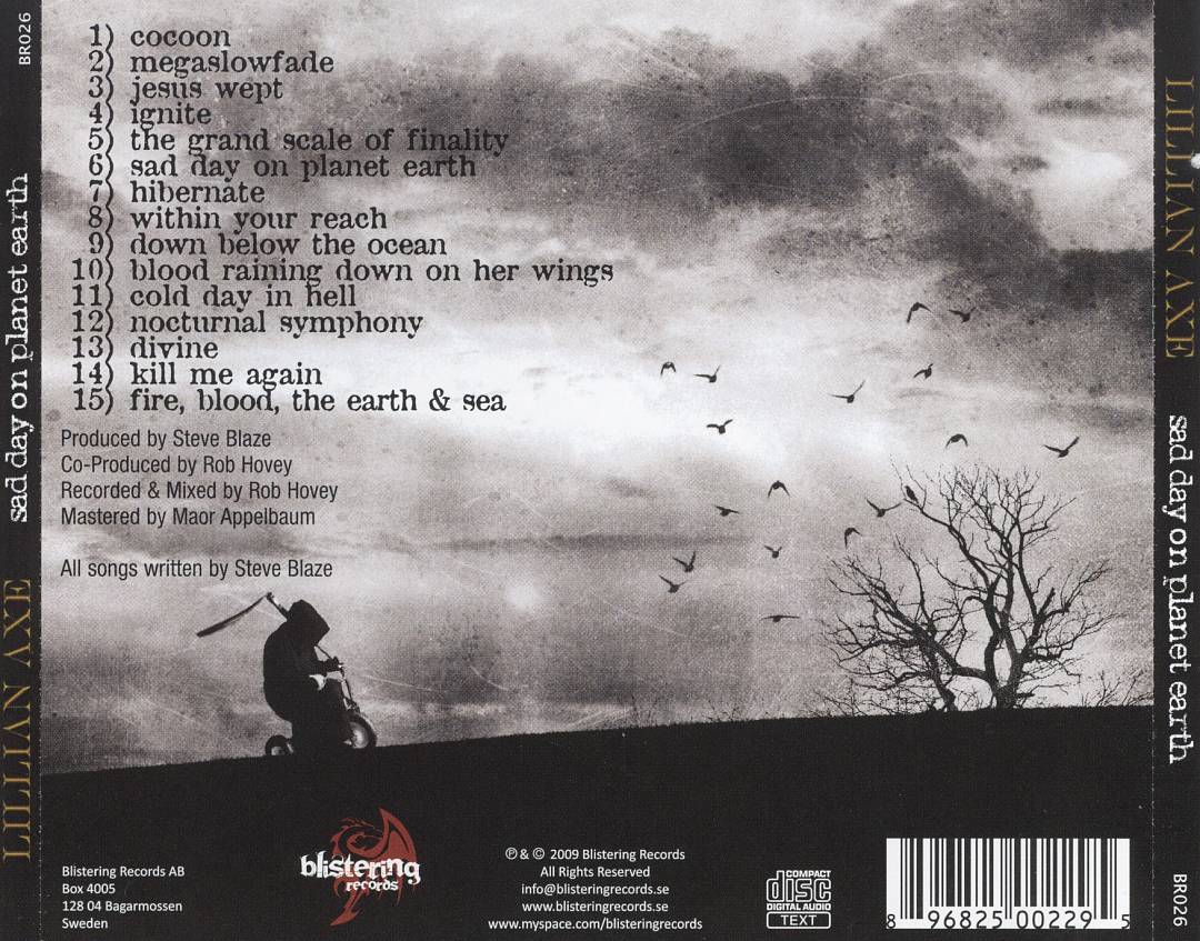 Sad Day on Planet Earth cover art