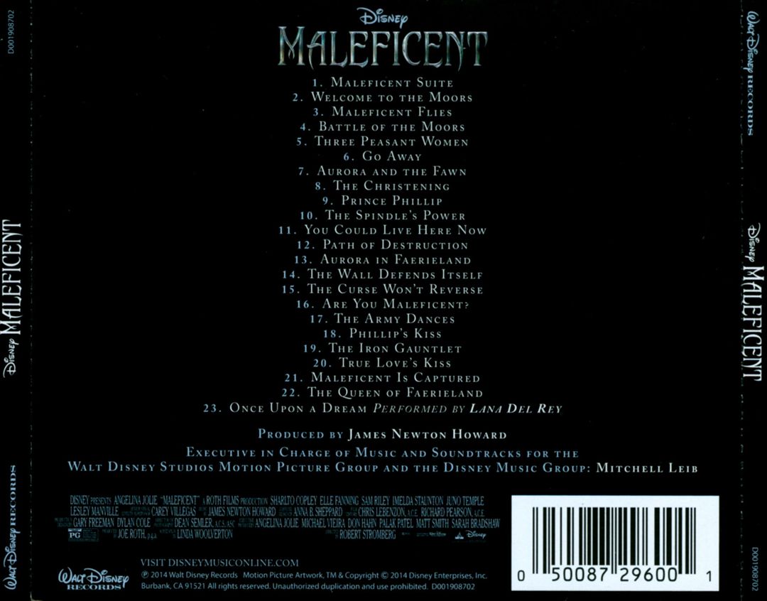 Maleficent [Original Soundtrack] cover art