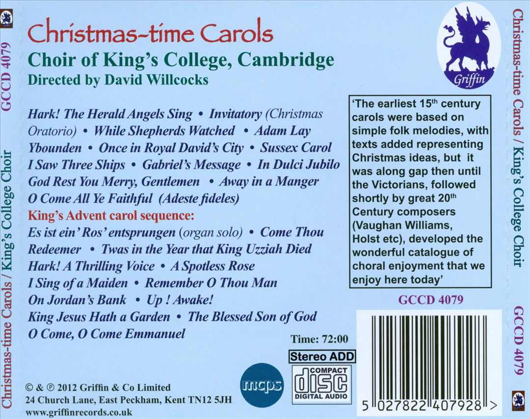 Christmas-Time Carols cover art