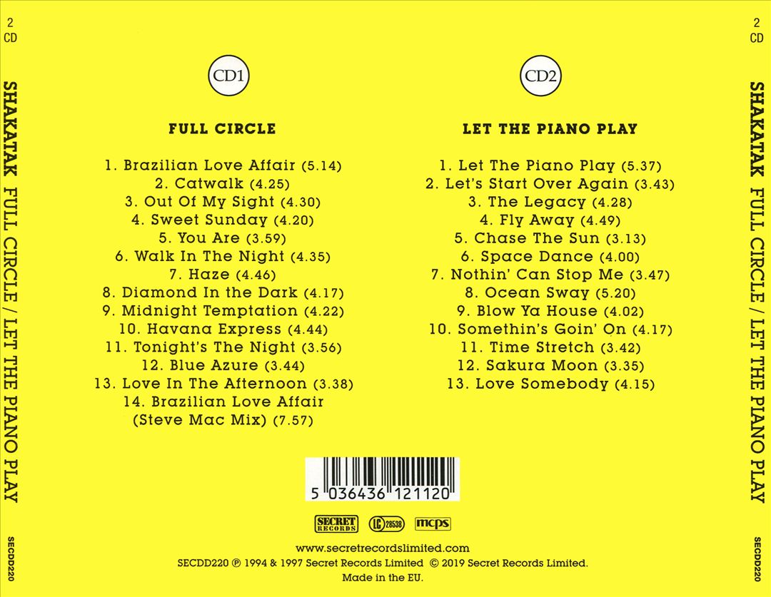 Full Circle/Let the Piano Play cover art