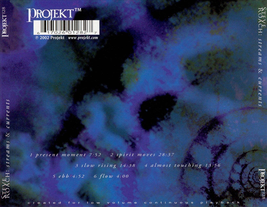 Steve Roach: Streams & Currents cover art