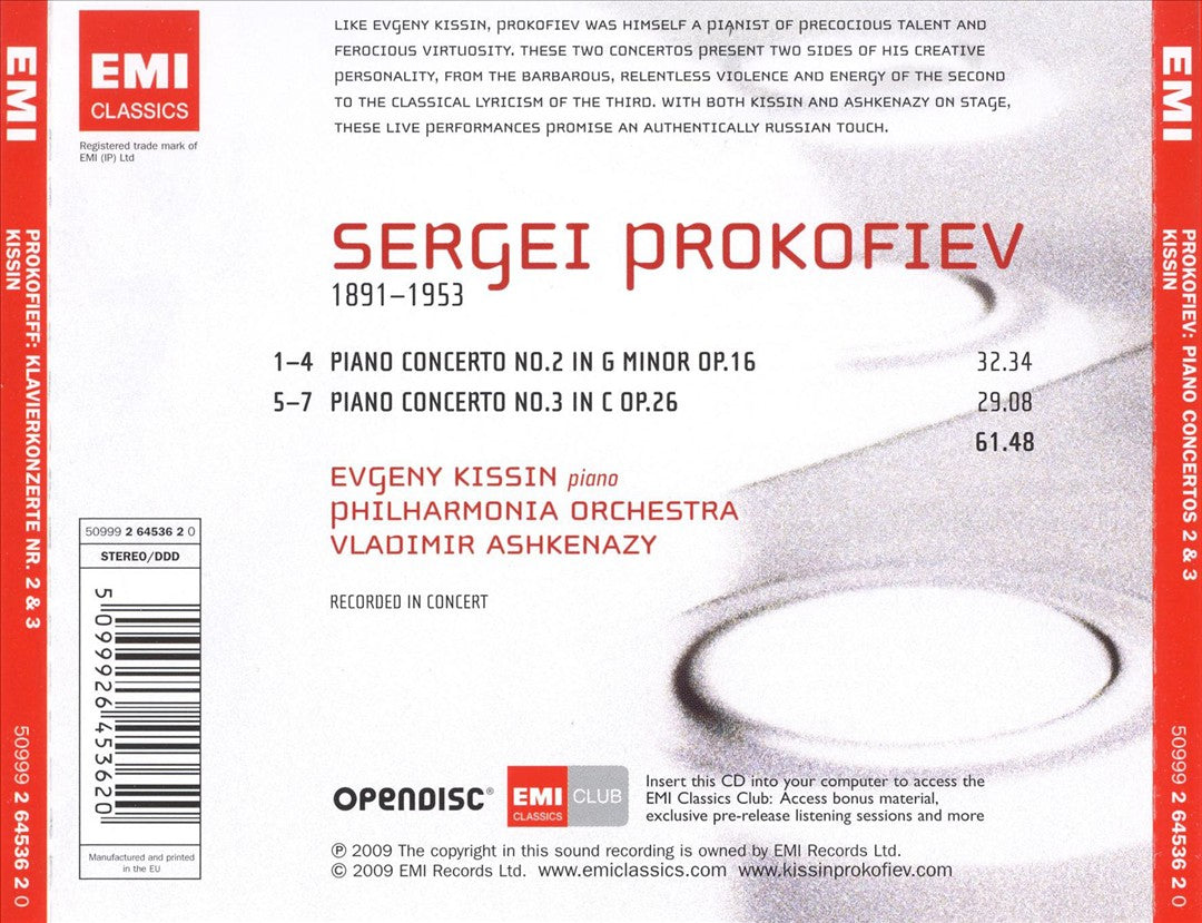 Prokofiev: Piano Concertos Nos. 2 & 3 cover art