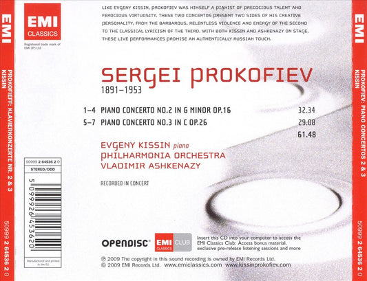 Prokofiev: Piano Concertos Nos. 2 & 3 cover art