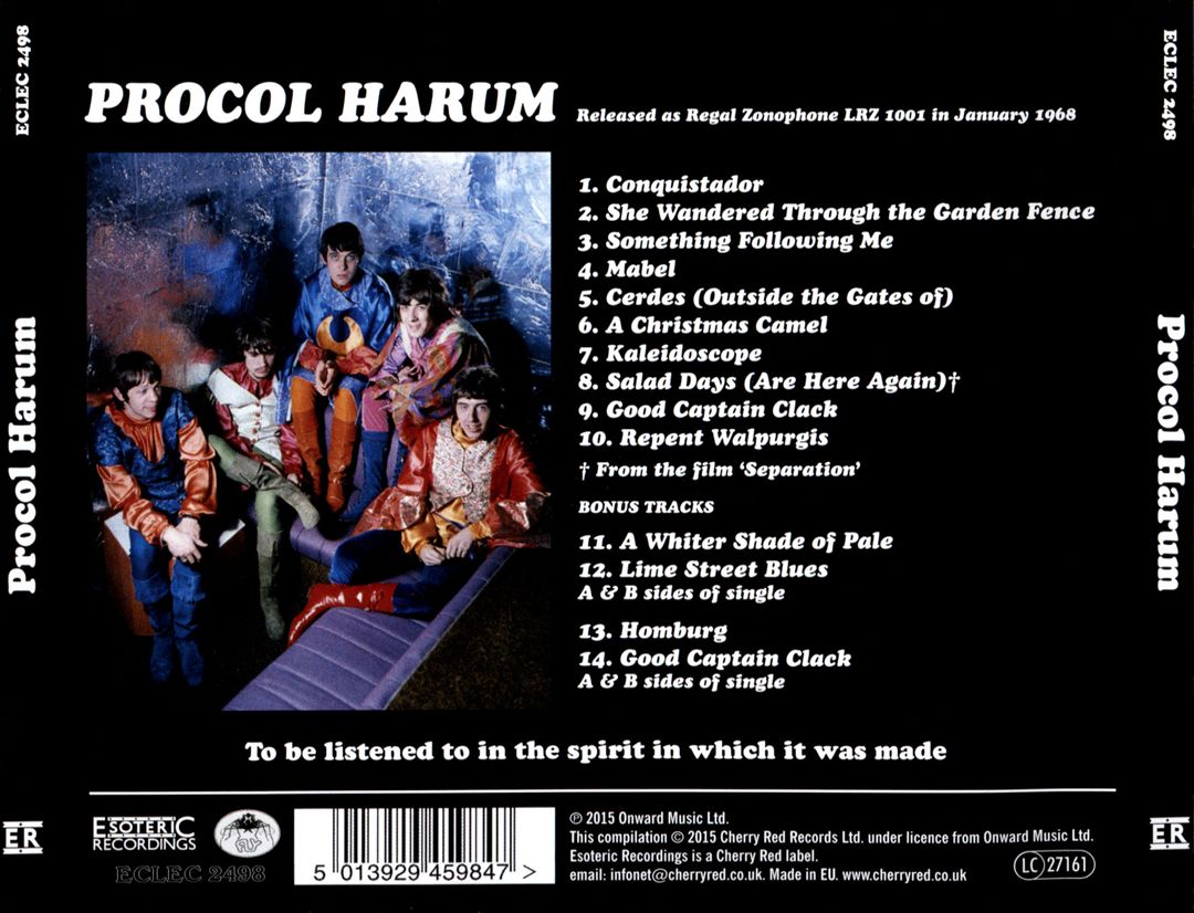 Procol Harum cover art