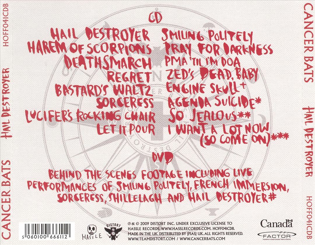 Hail Destroyer [CD/DVD] cover art