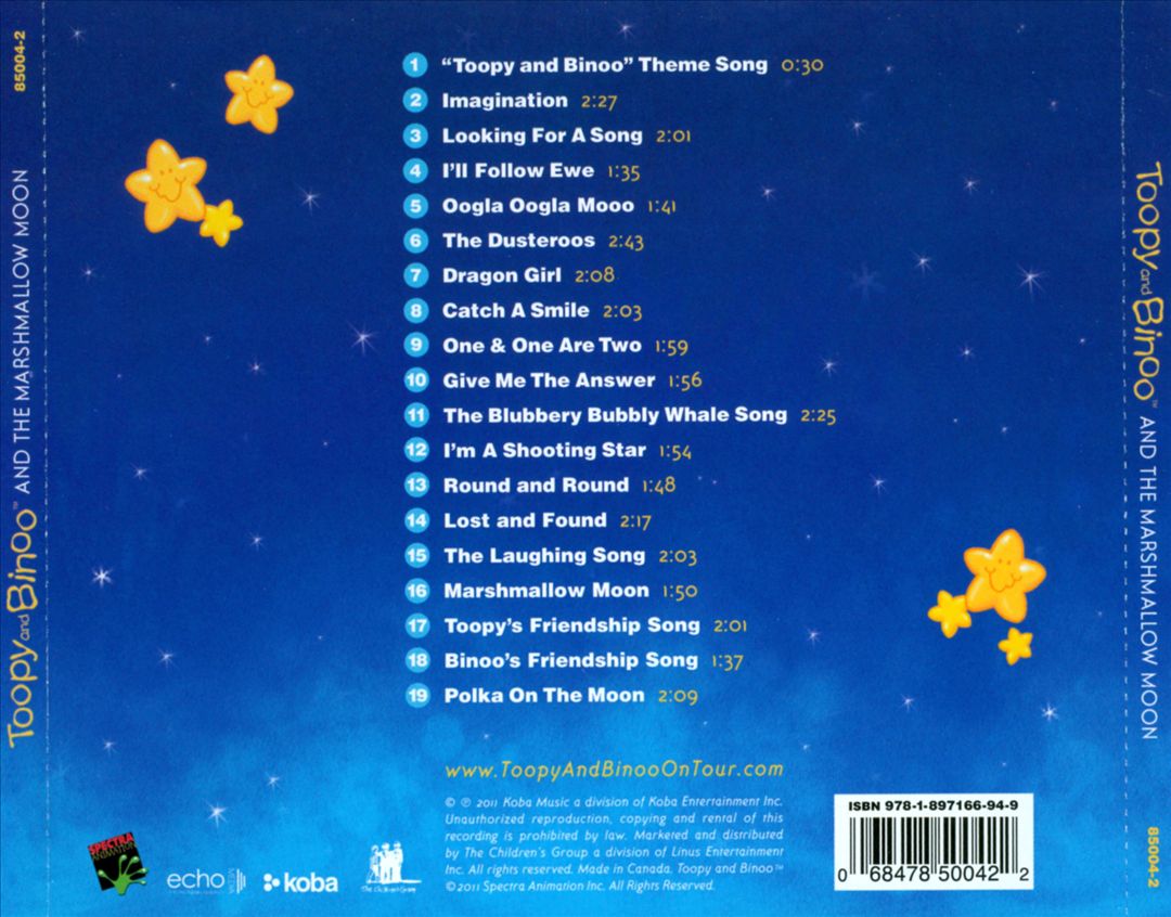 Toopy and Binoo and the Marshmallow Moon cover art