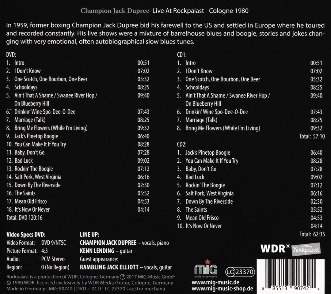 Live on Rockpalast, Köln 1980 cover art