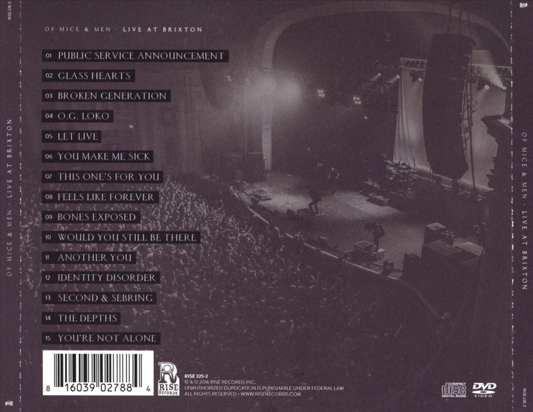 Live at Brixton cover art