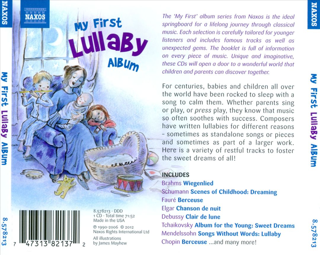 My First Lullaby Album cover art