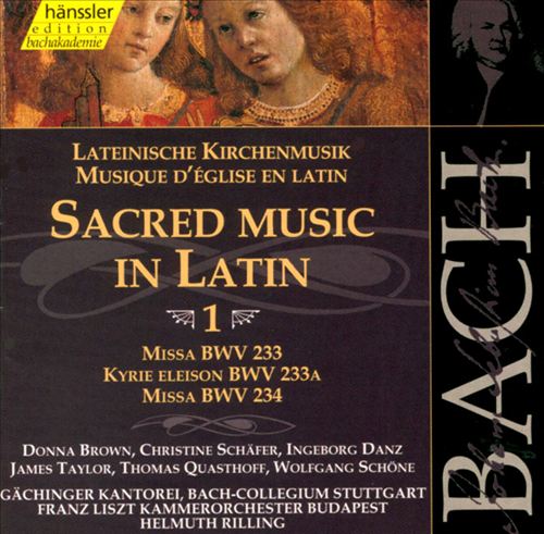 Bach: Sacred Music in Latin, Vol. 1 cover art