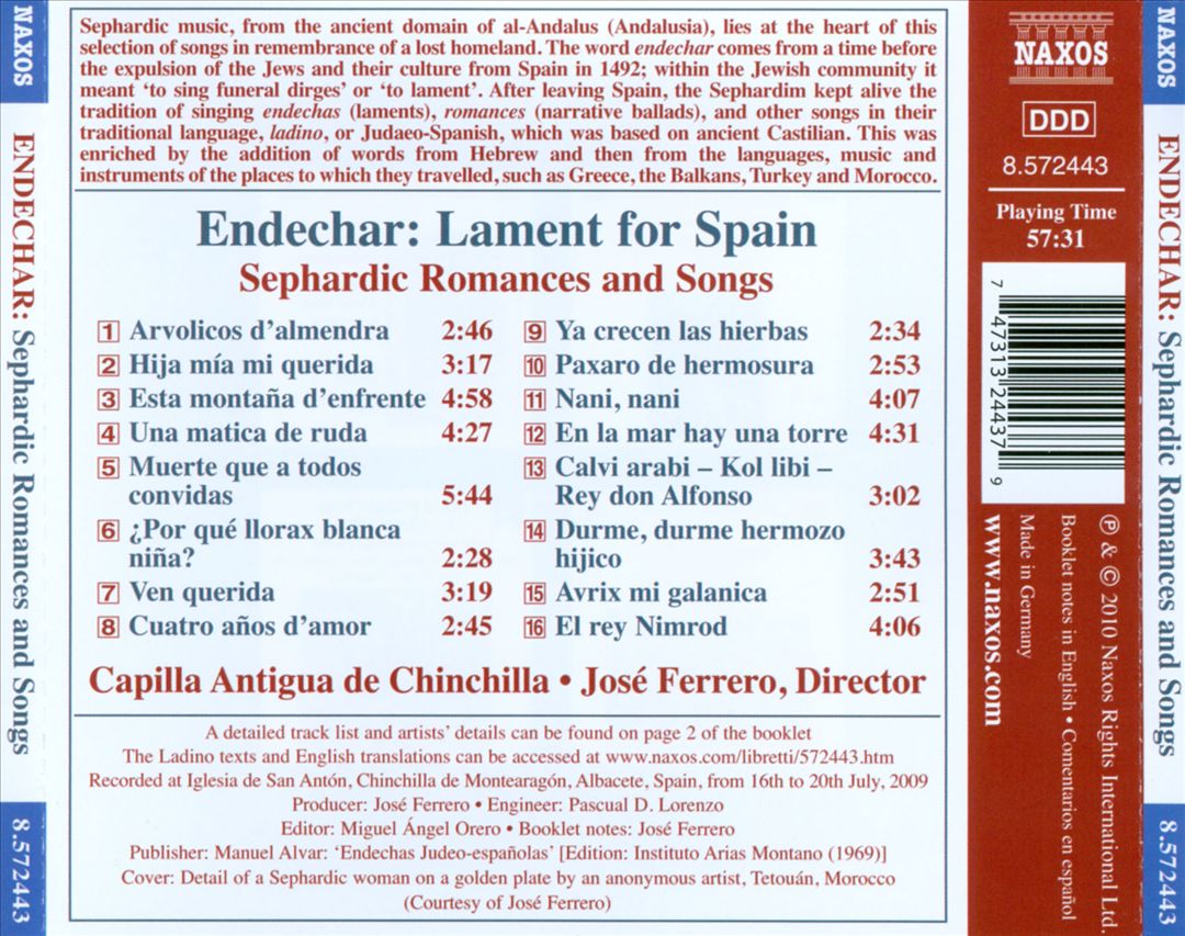Endechar: Lament for Spain cover art