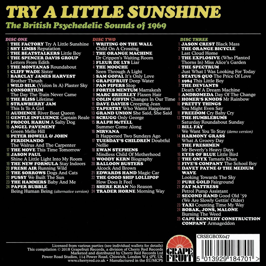 Try a Little Sunshine: The British Psychedelic Sounds of 1969 cover art