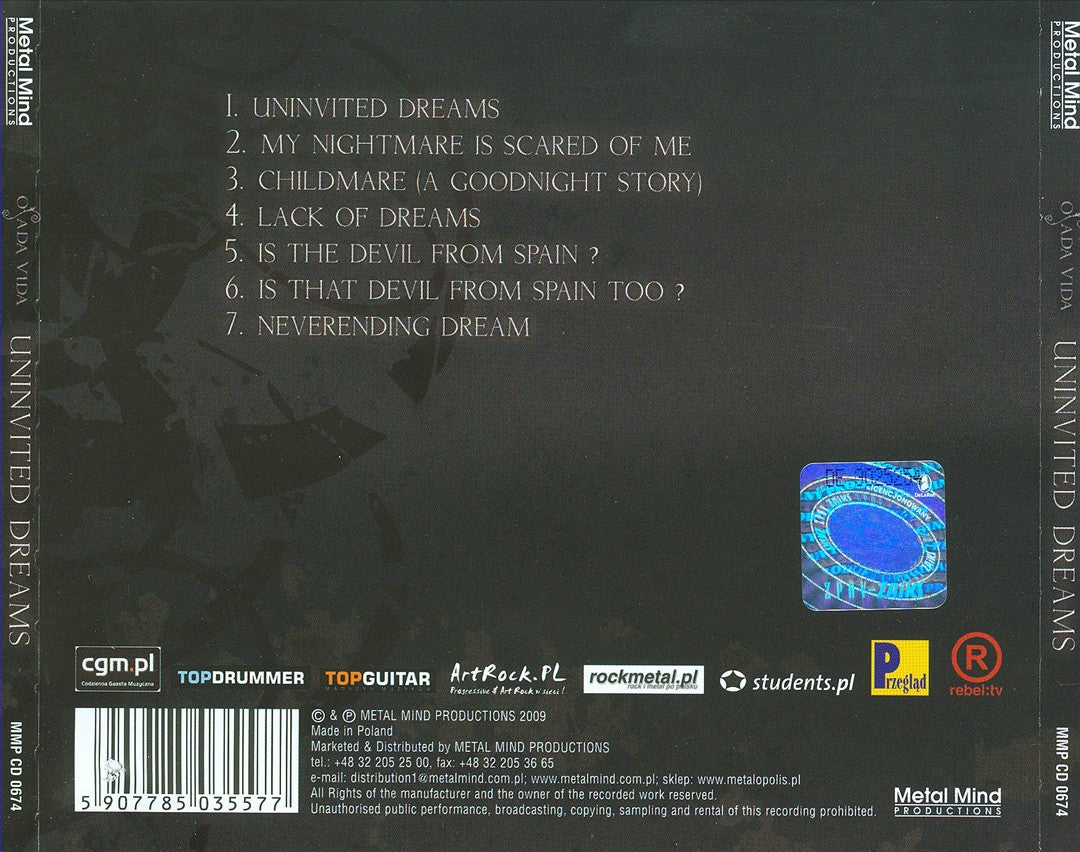 Uninvited Dreams cover art