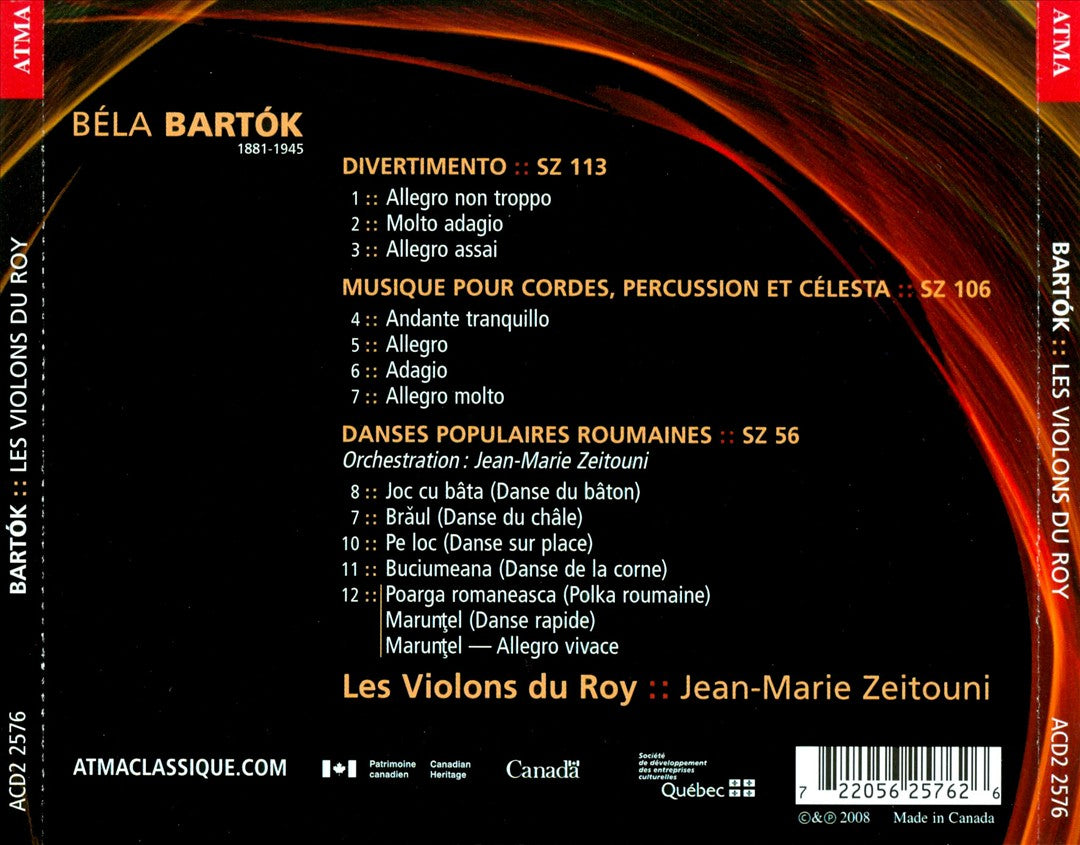 Bartók cover art